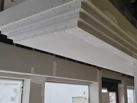 Pose de faux plafond décoratif Sundgau