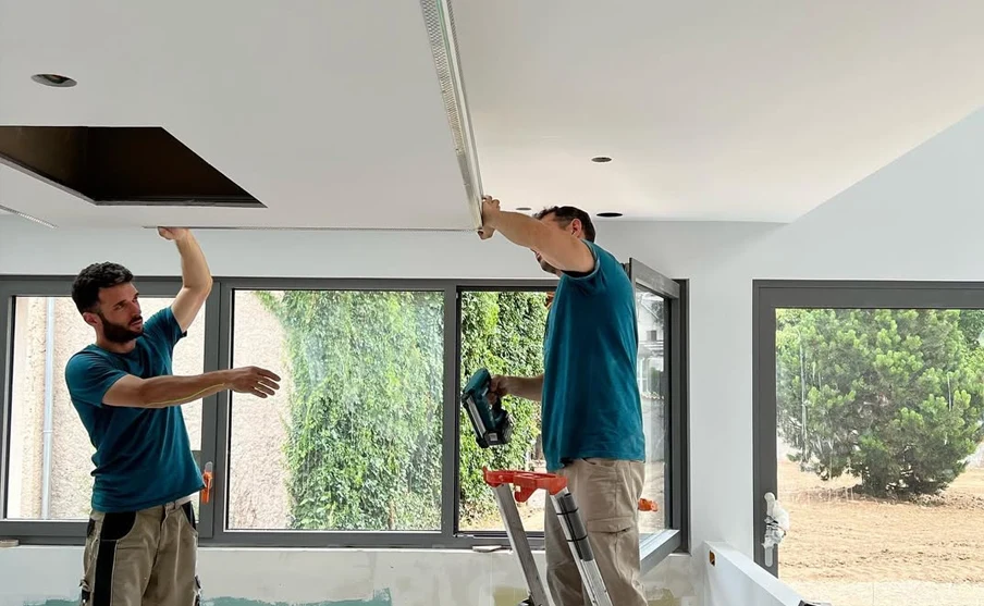 Installation plafond décoratif Sundgau